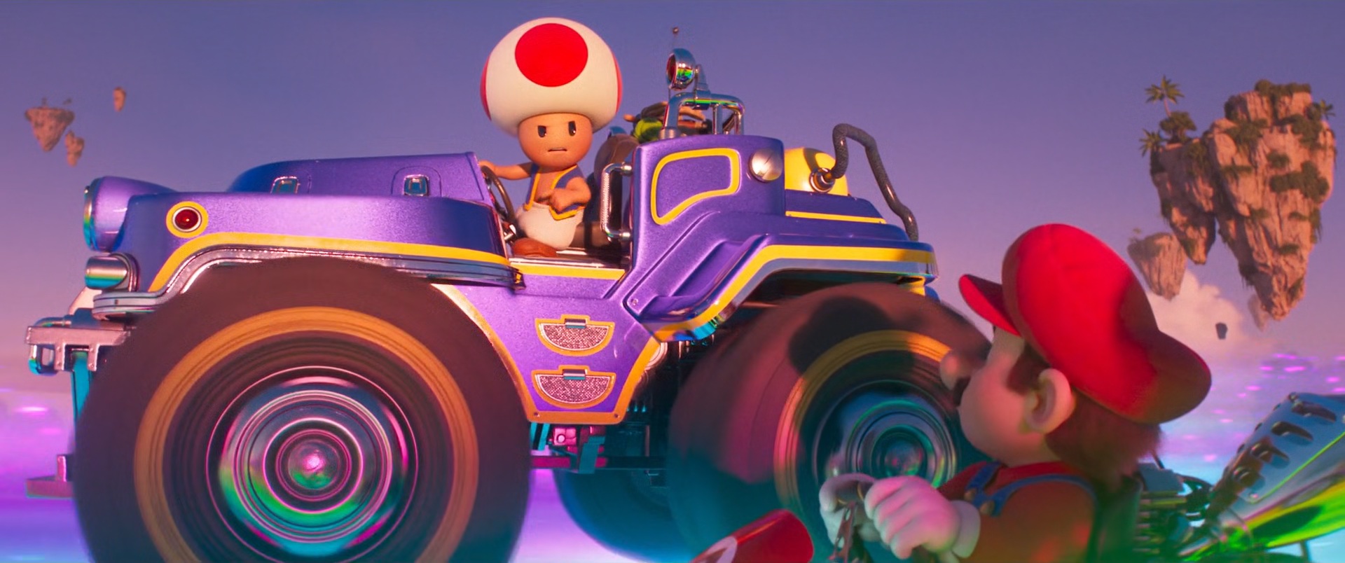 Course de karts arc-en-ciel